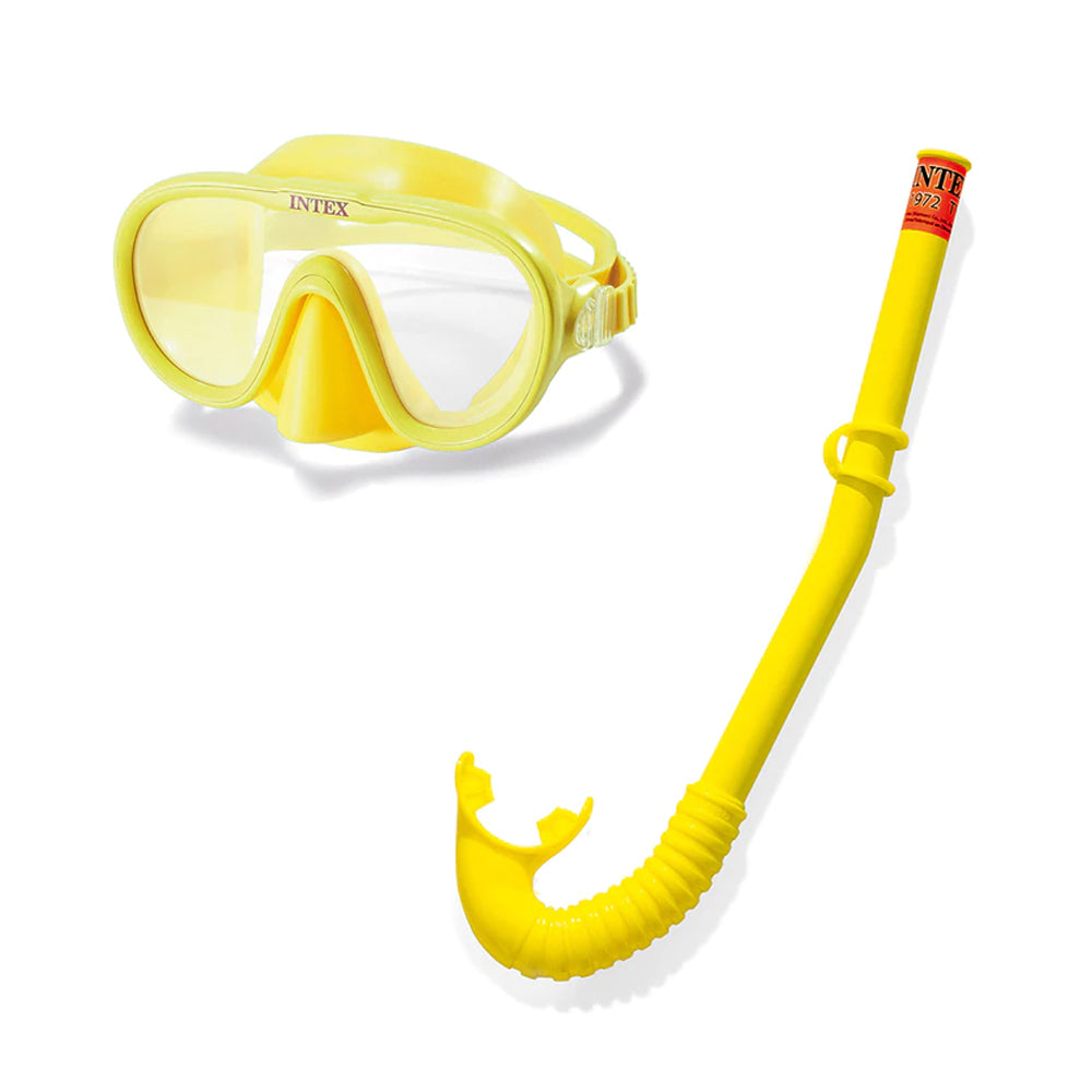 Intex Aqua Flow Play Adventurer Swim Set Mask Snorkel Yellow Kids 8y+ — image 2