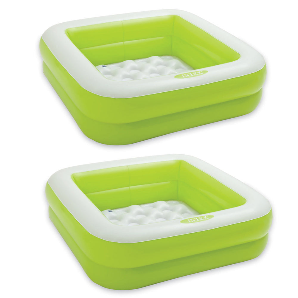 Intex Playbox 86cm Assorted Inflatable Toddler Swim Pool Summer Water Bath 1+ (2 Pack)