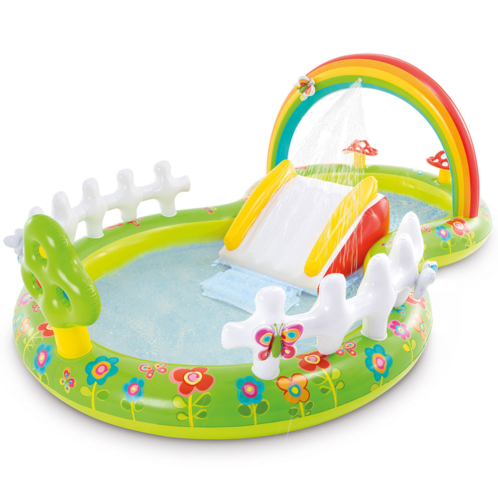 Intex 2.9m Inflatable Garden Kids Play Centre/Toys Water Slide/Outdoor Pool 3y+ — image 2