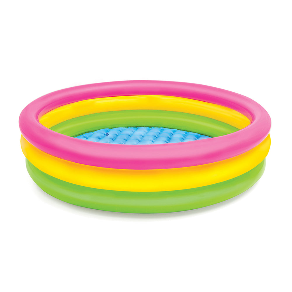 Intex Sunset Inflatable Glow Pool Kids 2y+ 1.14m Diameter 25cm Depth