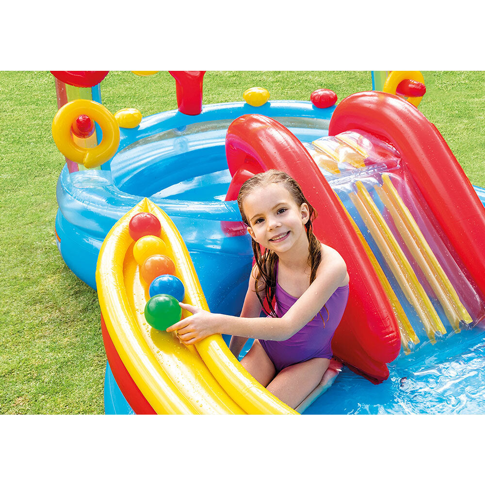 Intex Rainbow Ring 2.97m Play Centre Inflatable Swimming Pool Outdoor Kids 3y+ — image 7