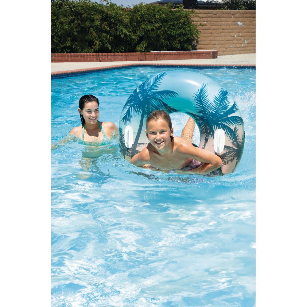 Intex 96cm Lush Tropical Inflatable Swim Floating Tube Kids/Children 9y+ Assort. — image 10