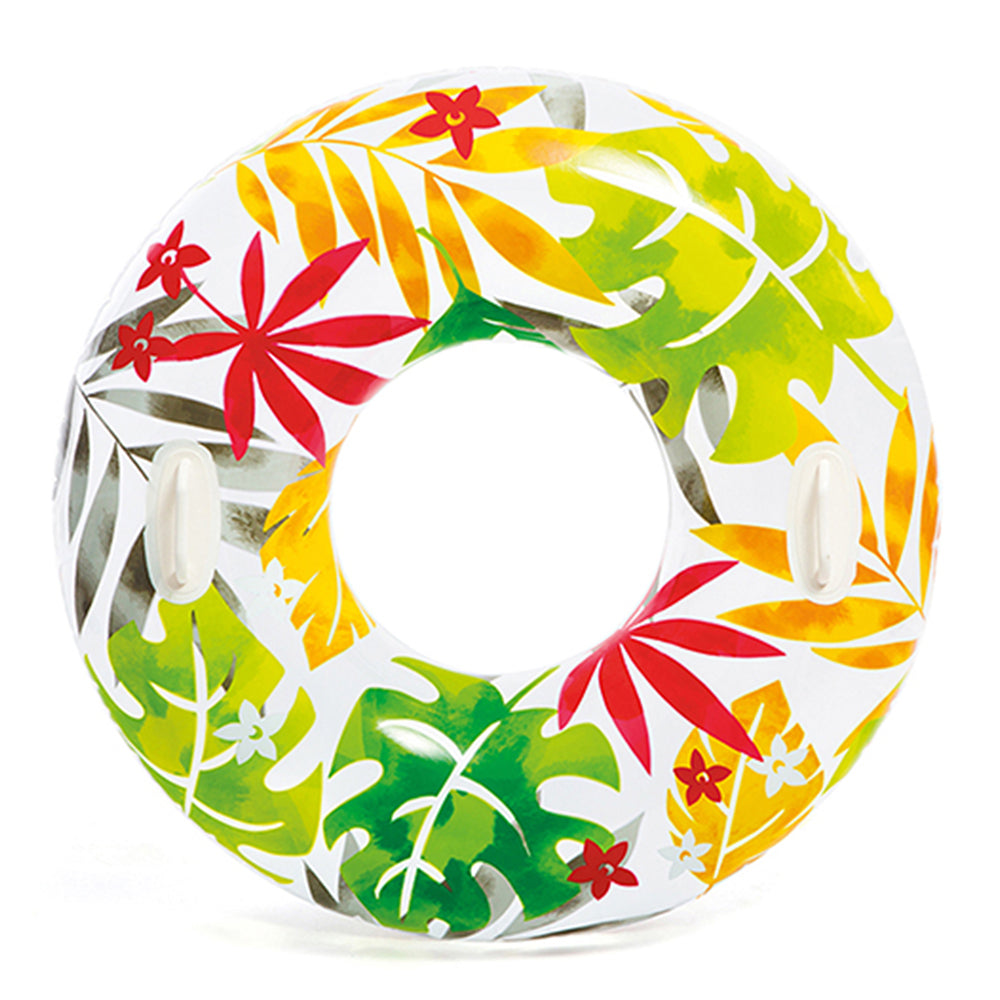 Intex 96cm Lush Tropical Inflatable Swim Floating Tube Kids/Children 9y+ Assort. — image 3