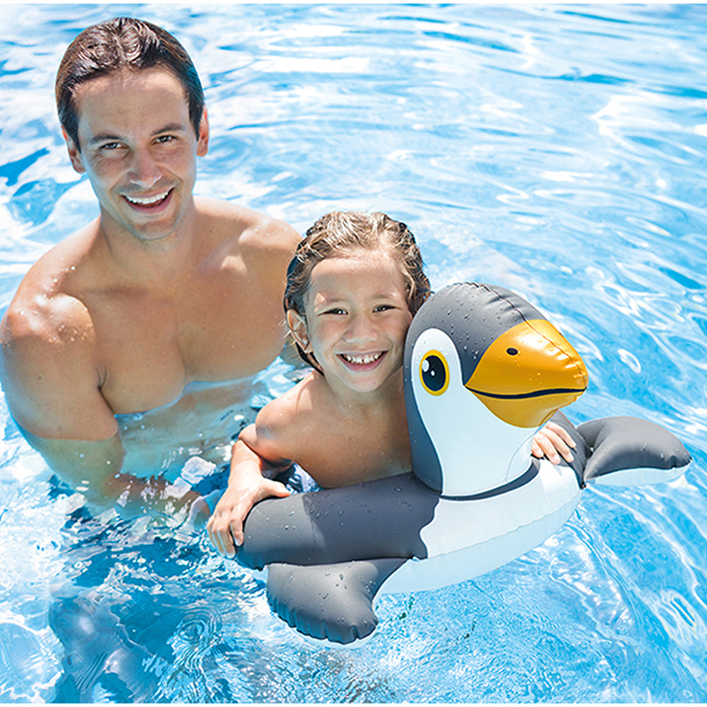 Intex Penguin/Duck/Flamingo Assorted Design Kids Inflatable Pool Floats 3y+ (2 Pack) — image 6