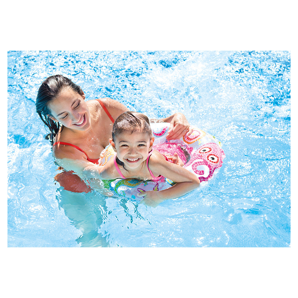 Intex Lively Print 61cm Assorted Design Kids Inflatable Swim Pool Floats 3y+ (2 Pack) — image 8