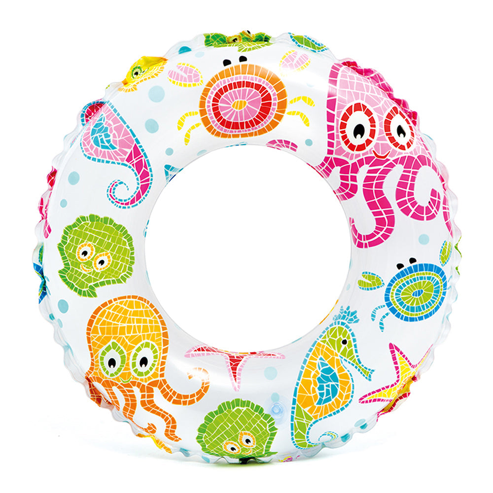 Intex Lively Print 61cm Assorted Design Kids Inflatable Swim Pool Floats 3y+