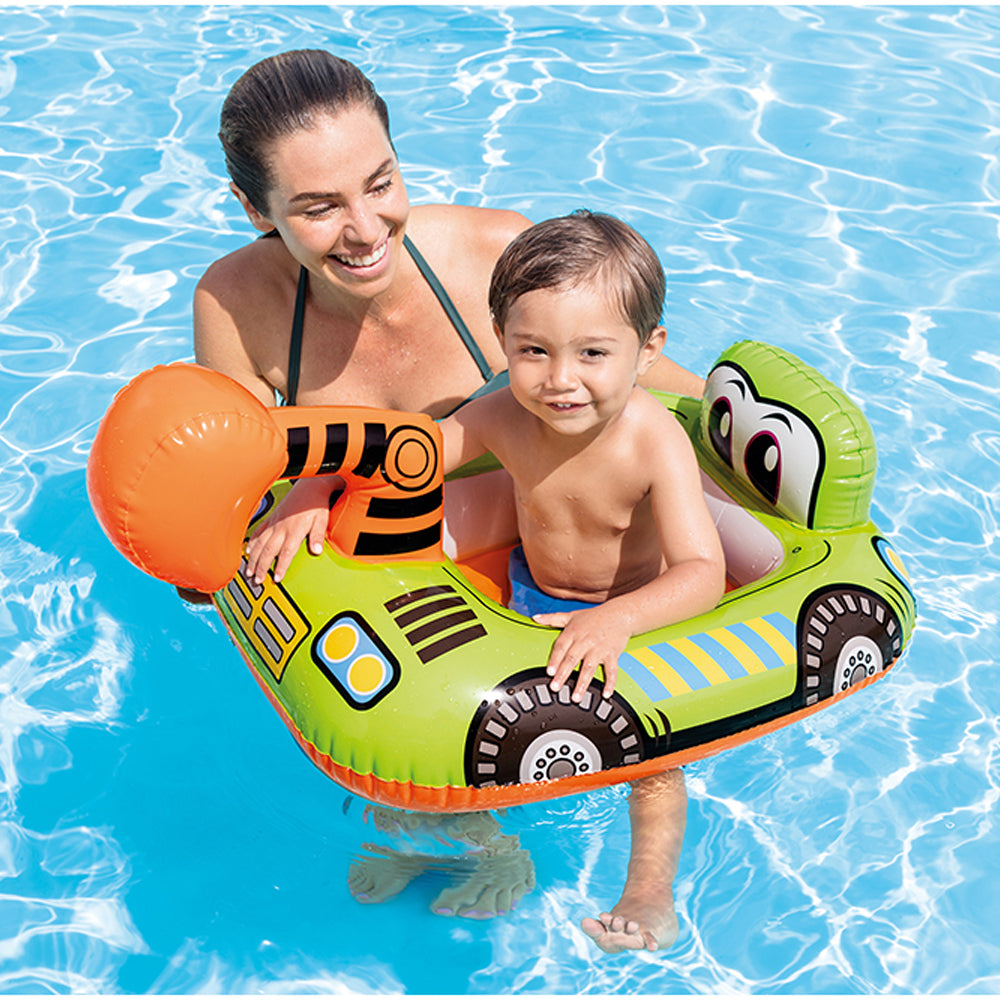 Intex Car Assorted Design Kids Inflatable Swimming Pool Ride On Water Floats 1y+ — image 4