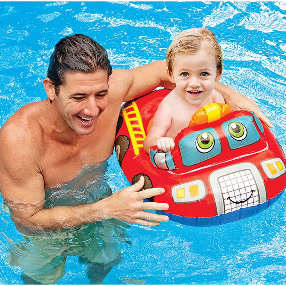 Intex Car Assorted Design Kids Inflatable Swimming Pool Ride On Water Floats 1y+ — image 5