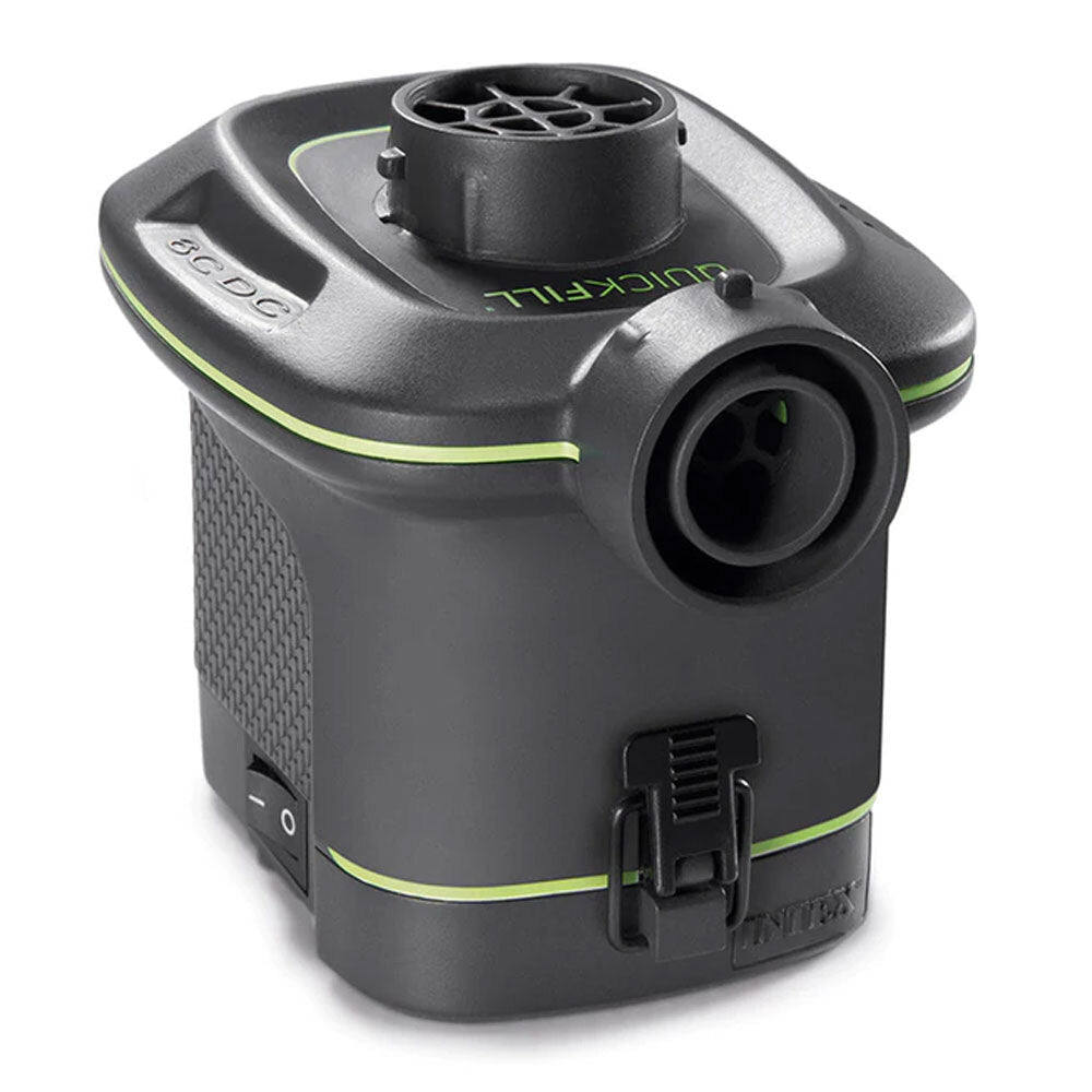 Intex Quickfill Portable Battery Air Pump w/ Nozzles for Inflatable Pool/Toys — image 2