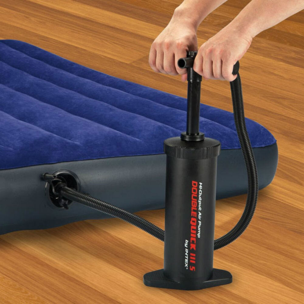 Intex Double Quick III S Hand Pump for Air Bed/Mattress Inflatable Pool/Toy BLK — image 3