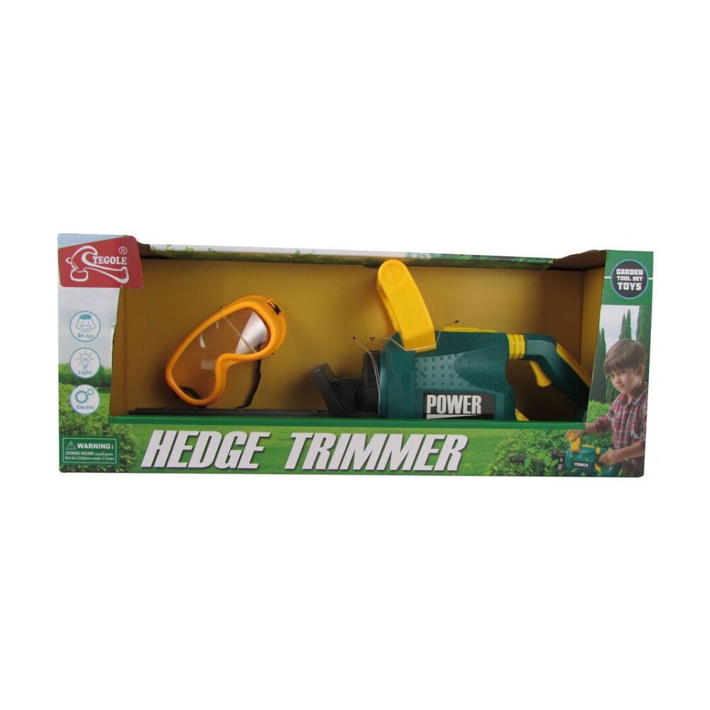 Abt 3Y+ Kids Garden Toy Electronic Hedge Trimmer w/ Safety Goggles