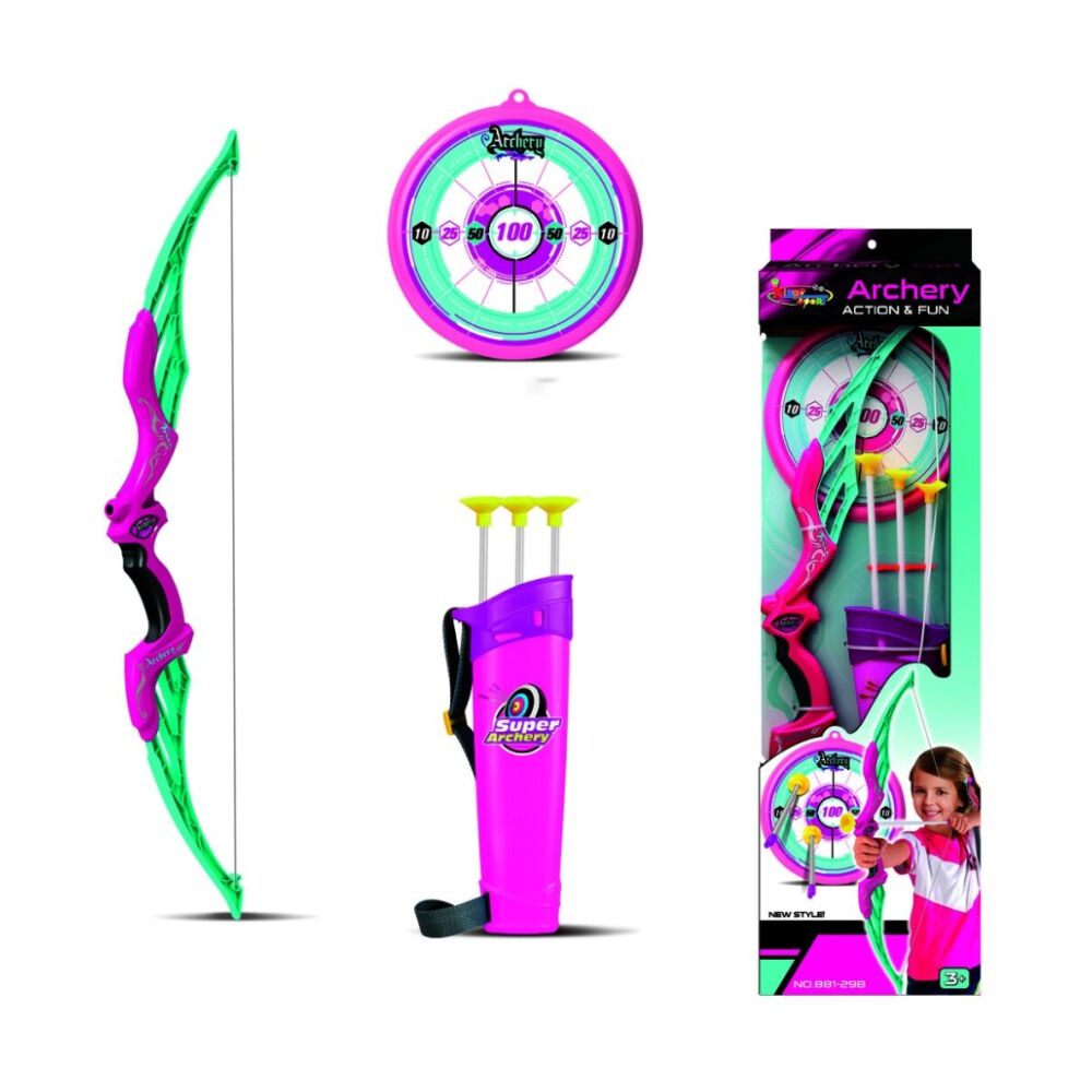 Abt 6+ Kids Archery Set For Girls Bow And Arrow With Suction Cup — image 3