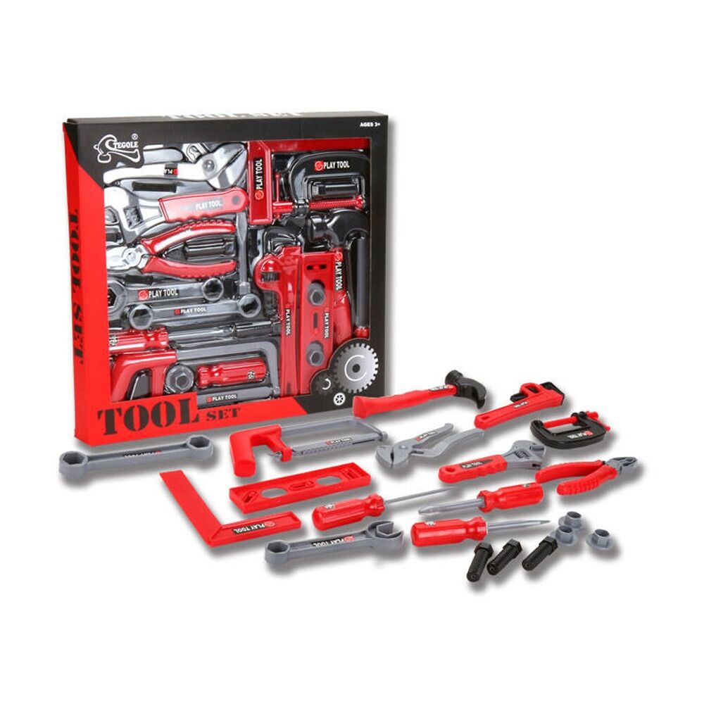Abt Kids Play Pretend Tool Set and Accessories 3Y+ Assorted (12 Pieces)