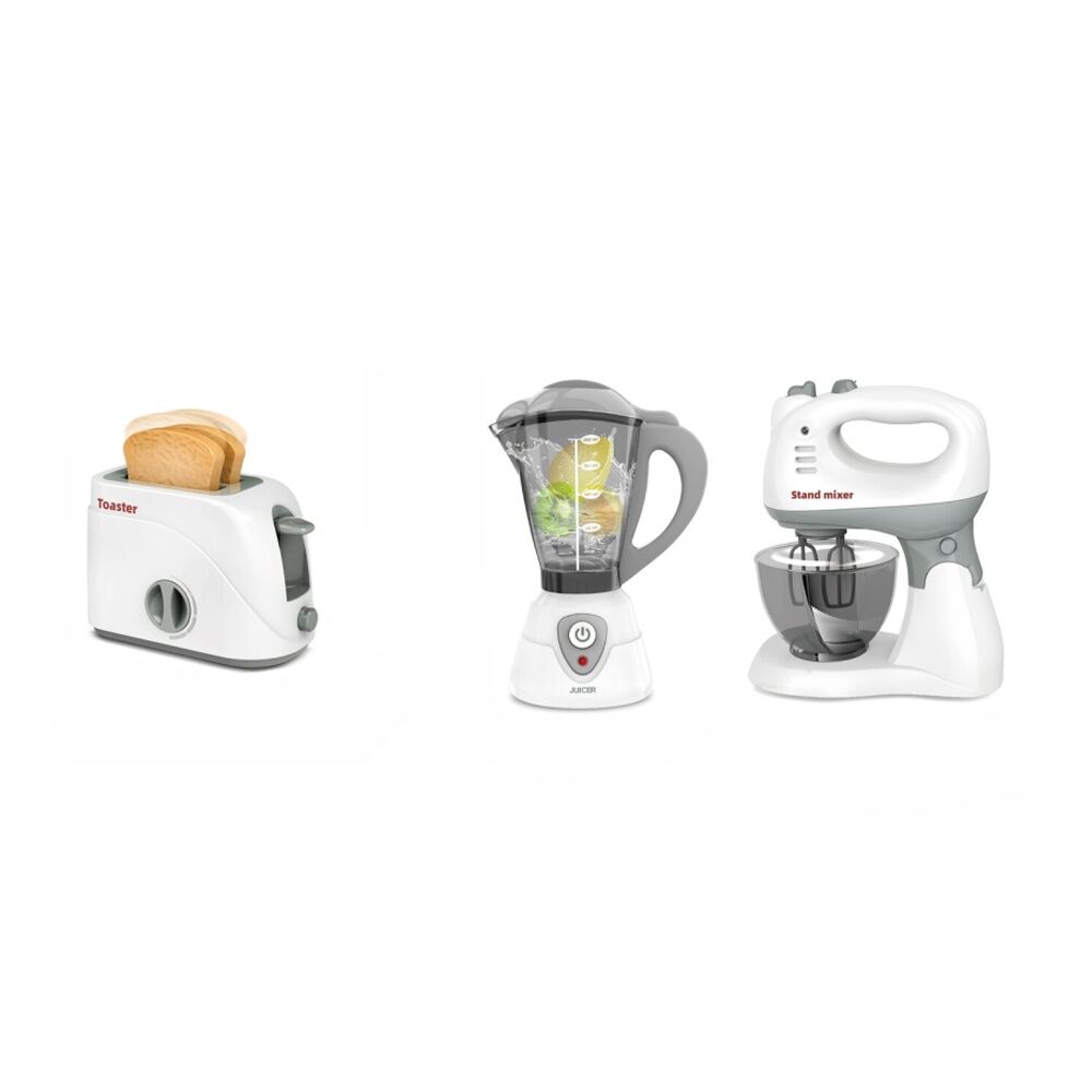 Abt 3Y+ Kids Play Pretend Kitchen Appliance Set Mixer Juicer Toaster — image 2