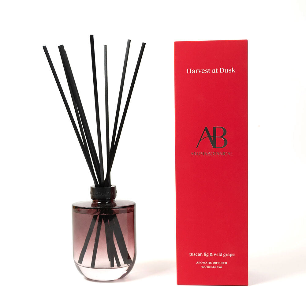 Aromabotanical 400mL Harvest at Bay Wild Grape Scent Fragrance Reed Diffuser