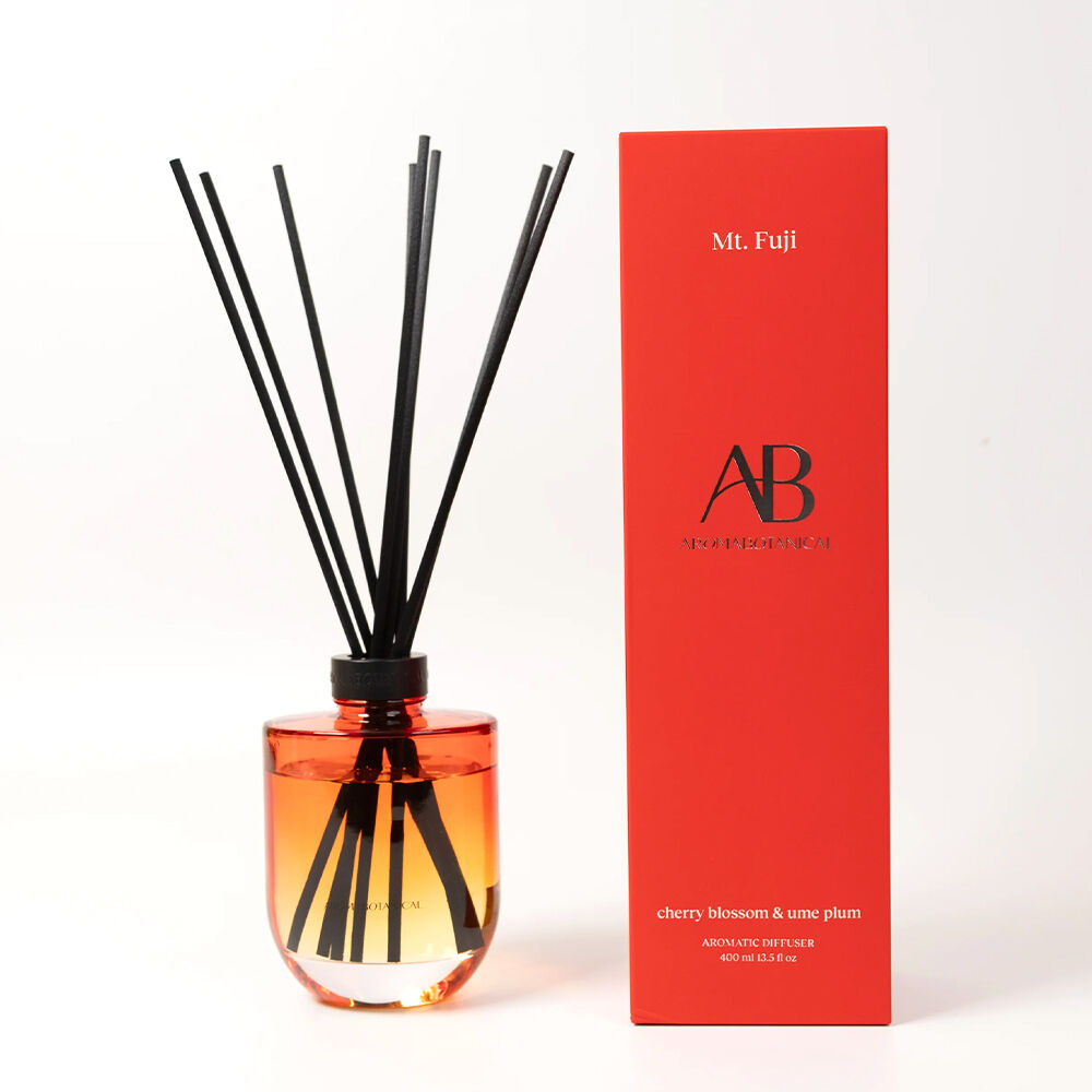 Aromabotanical 400mL Mt. Fuji Cherry Blossom Scent Home Fragrance Reed Diffuser
