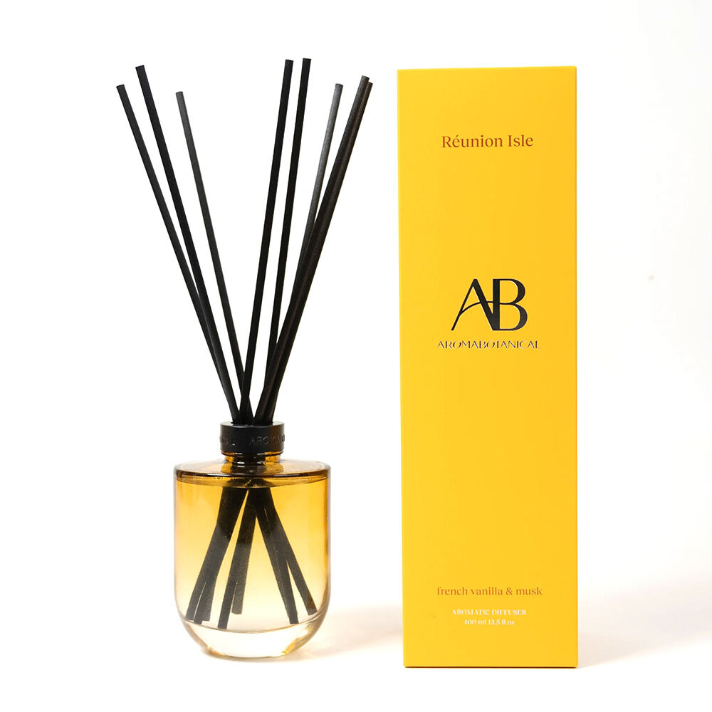 Aromabotanical 400mL Reunion Isle French Vanilla Scent Fragrance Reed Diffuser