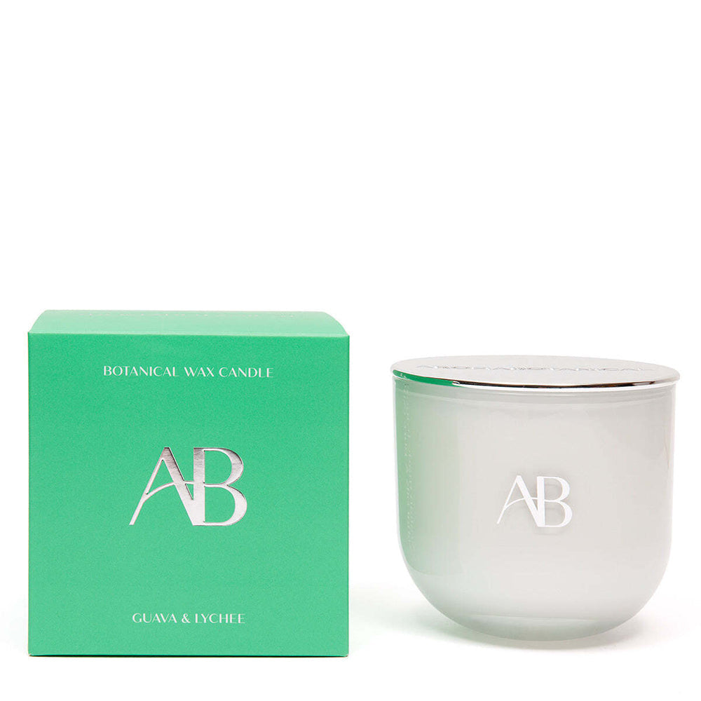 Aromabotanical Scented Wax Candle Home Decor Room Fragrance Guava Lychee — 340g