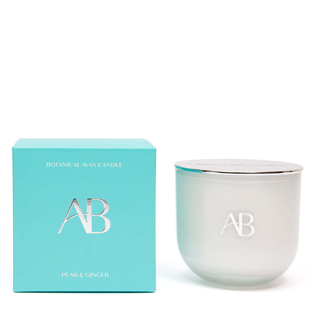 Aromabotanical Scented Wax Candle Home Decor Room Fragrance Pear & Ginger — 340g