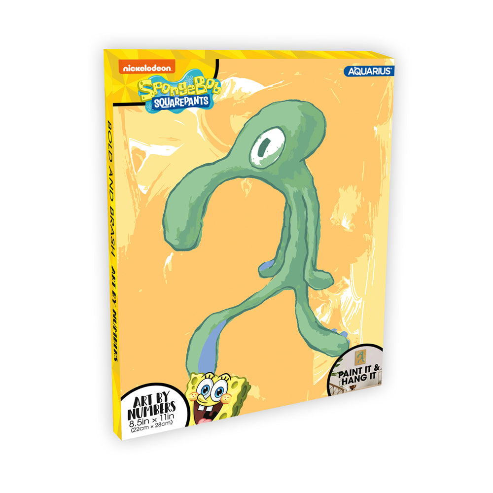 Aquarius SpongeBob Bold & Brash Mini Art Paint By Numbers 22x28cm Activity