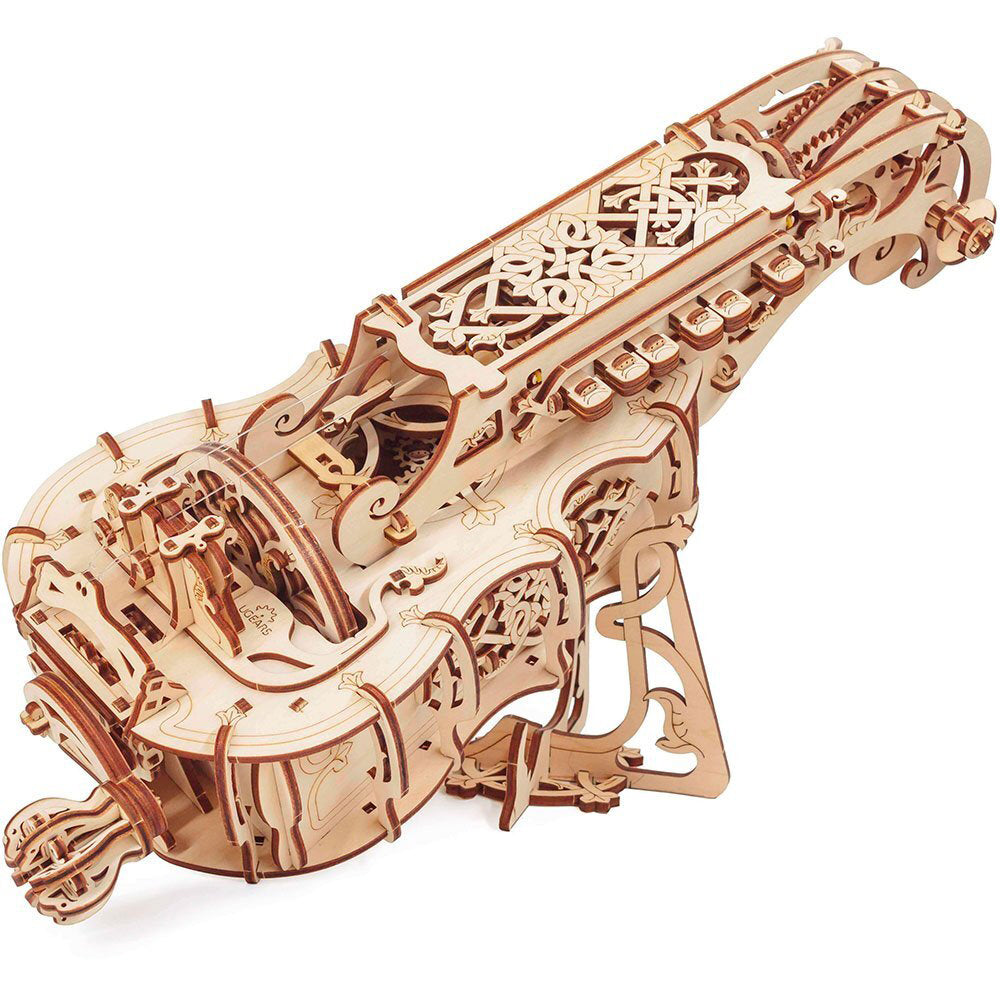 Ugears Hurdy Gurdy Wooden 3D Puzzle/Model Gift/Toy Musical Instrument 14+ (292 Pieces)