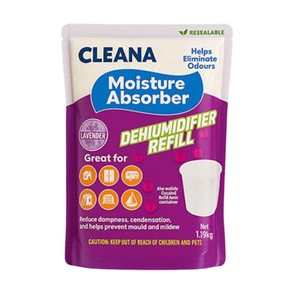 Cleana Dehumidifier Refil Mould Prevention 1.19kg Various Scents Assorted (2 Pack) — image 2