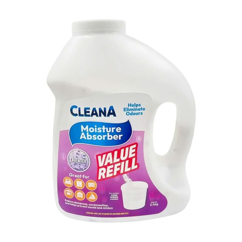 Cleana Dehumidifier Refil Mould Prevention 3.4kg Various Scents Assorted (4 Pack) — image 4