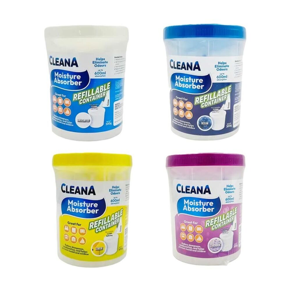 Cleana 300g Various Scents Refillable Dehumidifier Anti-Mould Assorted — image 2