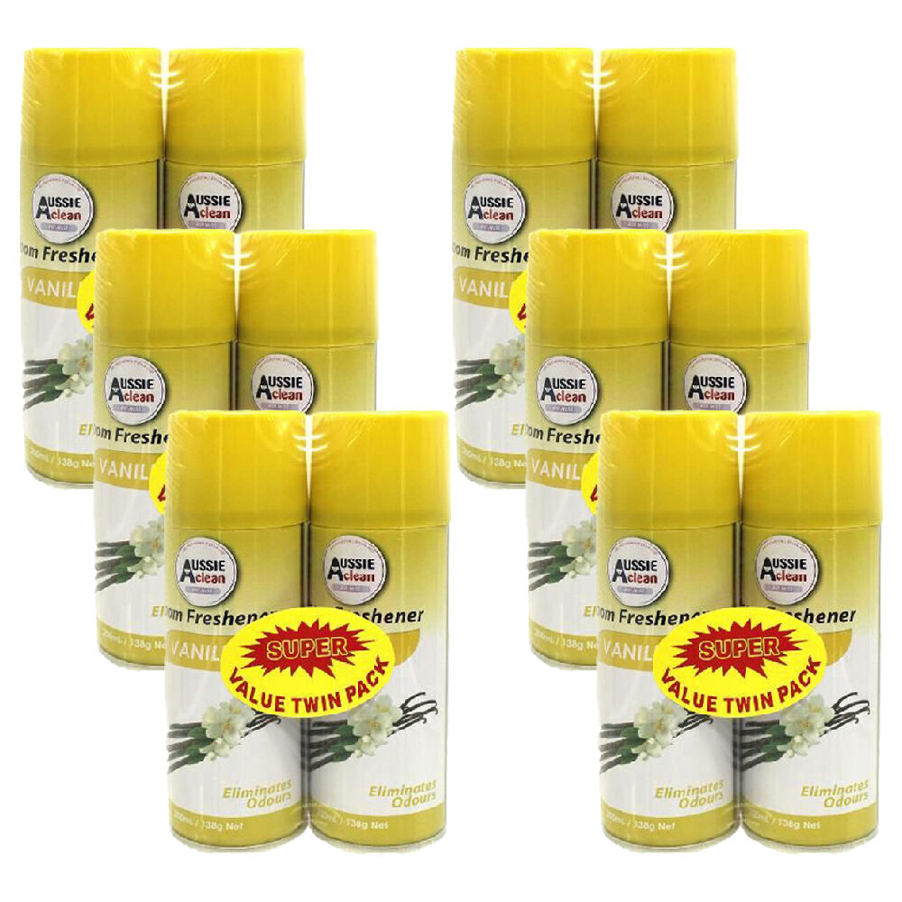 Aussie Clean 6PK Air Freshener Value Twin Pack Multi Scents