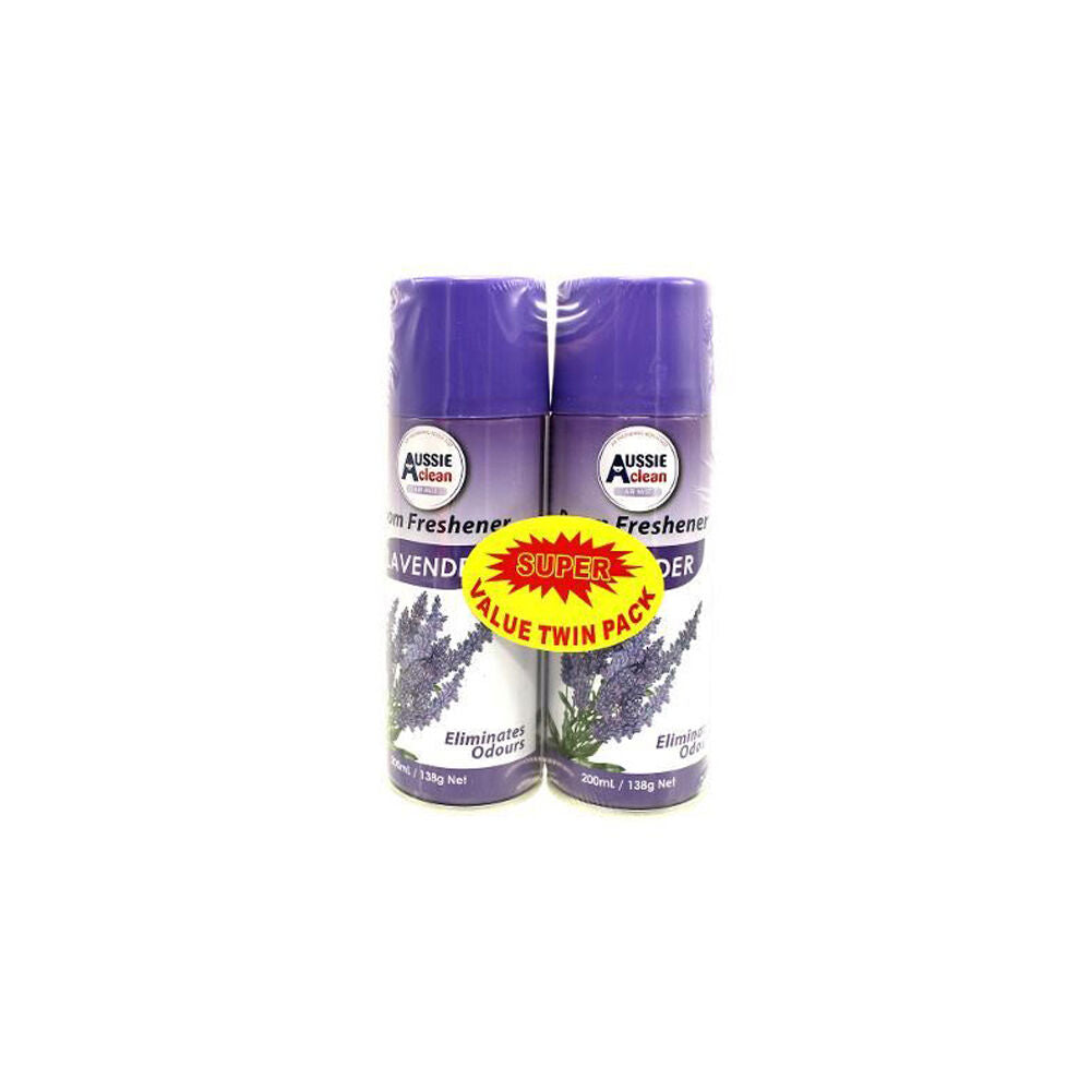 Aussie Clean Air Freshener Value Twin Pack Room Spray Odour Eliminator Assorted — image 3