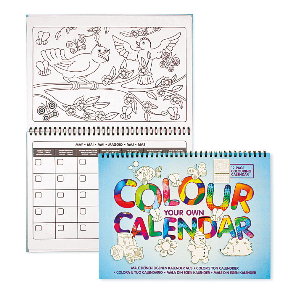 Xmas Colour Your Own Calendar 30cm Crafts Fun Office/School Children/Kids 6y+ — image 2