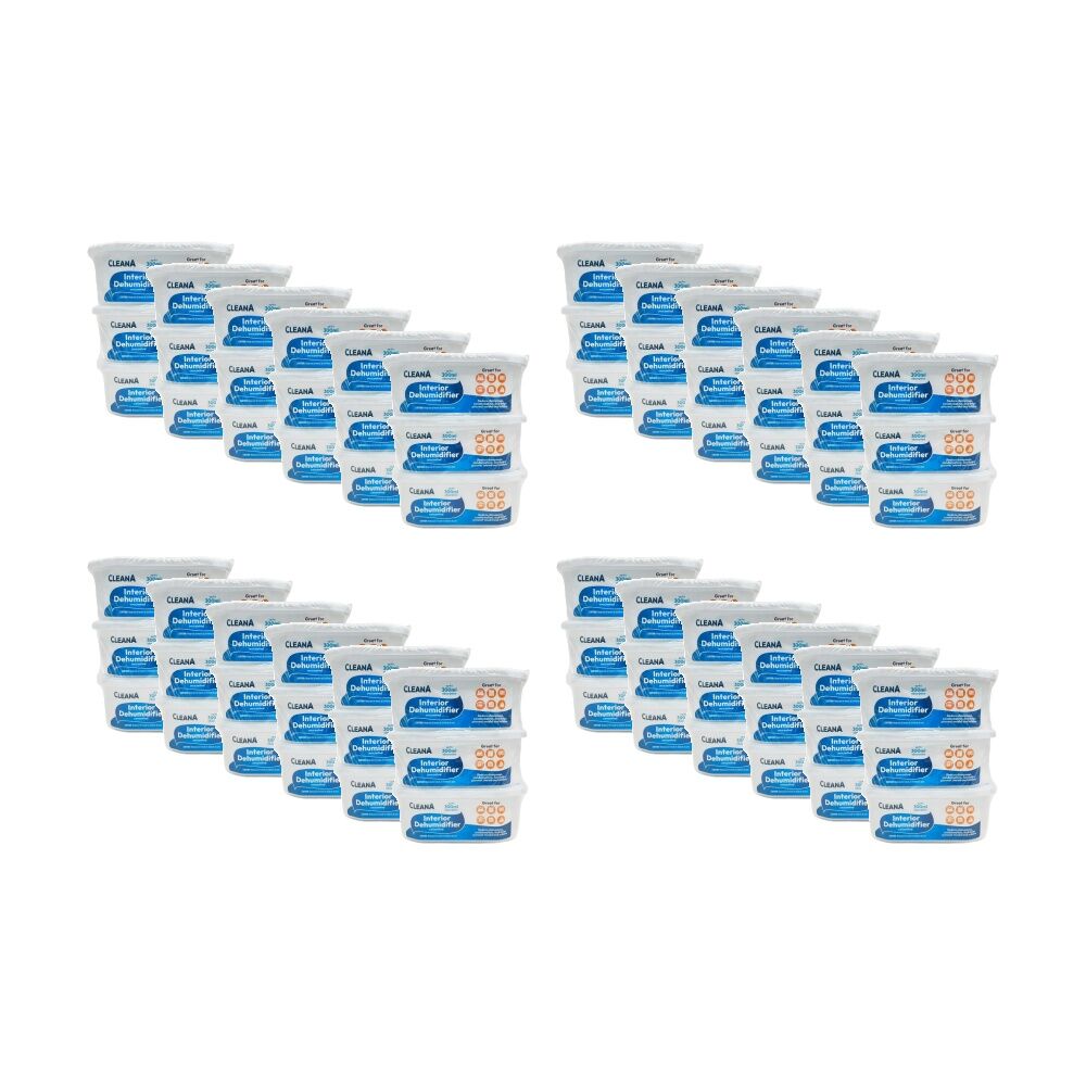 Cleana 3PK Cleana Interior Dehumidifier Indoor Moisture/Mould Prevention 300ml (24 Pack)