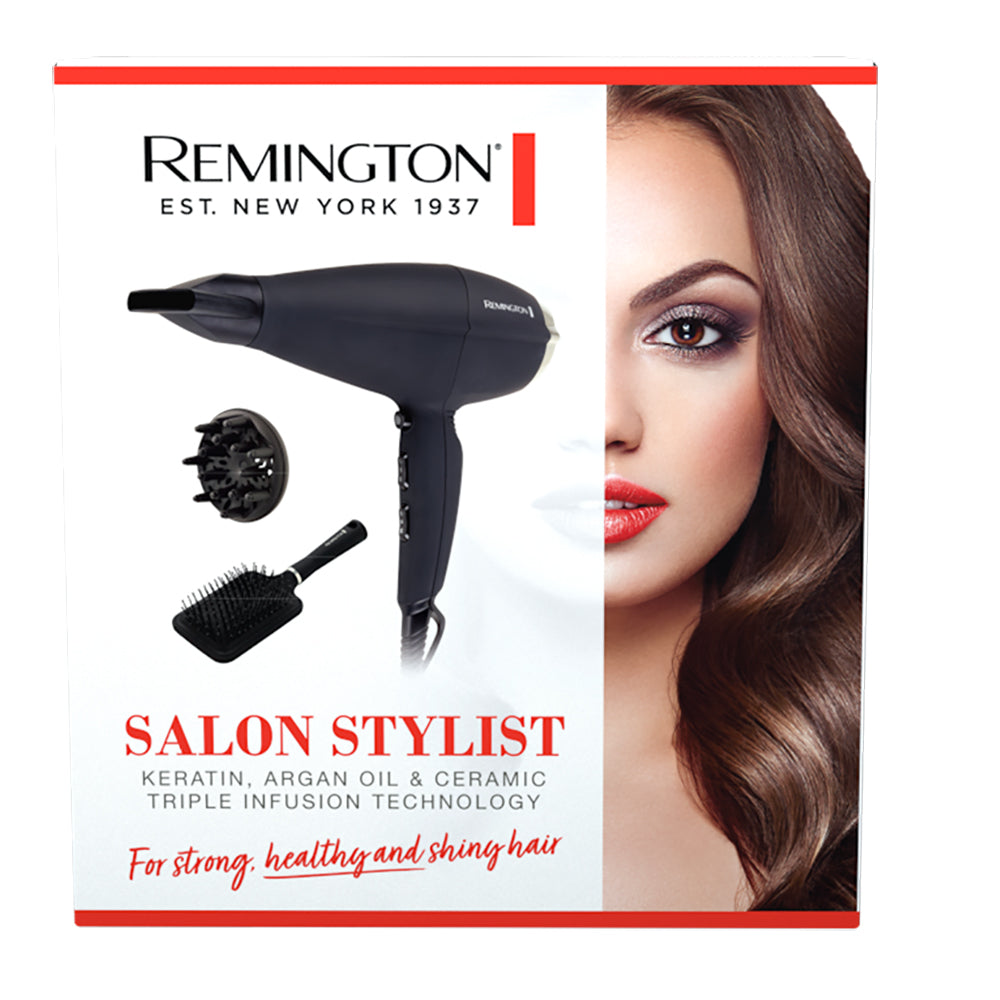 Remington 2300W Salon Stylist Ceramic Keratin Argan Infuse Ionic Blow Hair Dryer — image 4