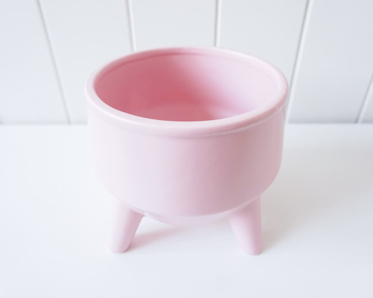 Rayell Couldron 15cm Pot/Planter Plant/Flower Storage Home/Garden Decor Beige — image 2