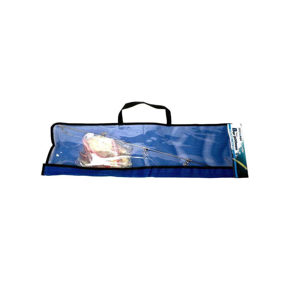 Sea Pro Stainless Steel Teaser Bar 8 Lumo Squids/3 Birds 900mm Fishing Gear