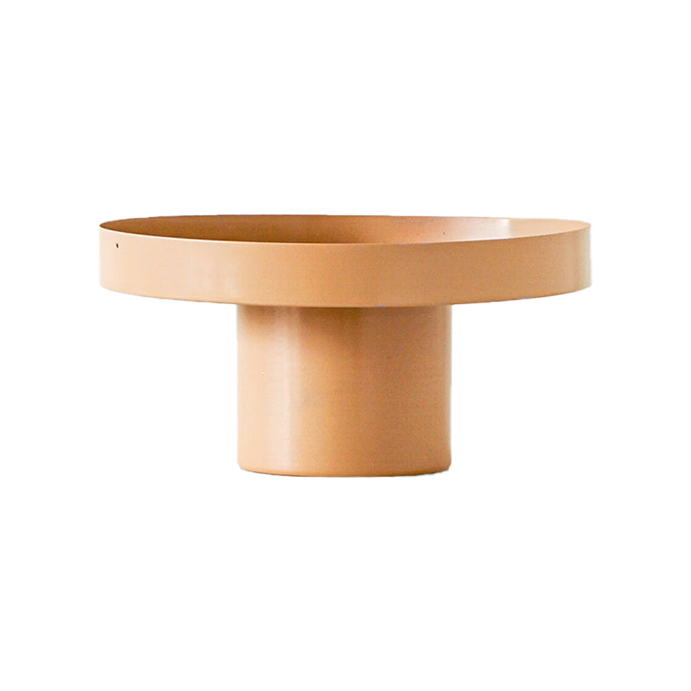 Rayell Cormac Mocha Tray Home Decor Plant/Food Display Stand Metal 25x25x12cm