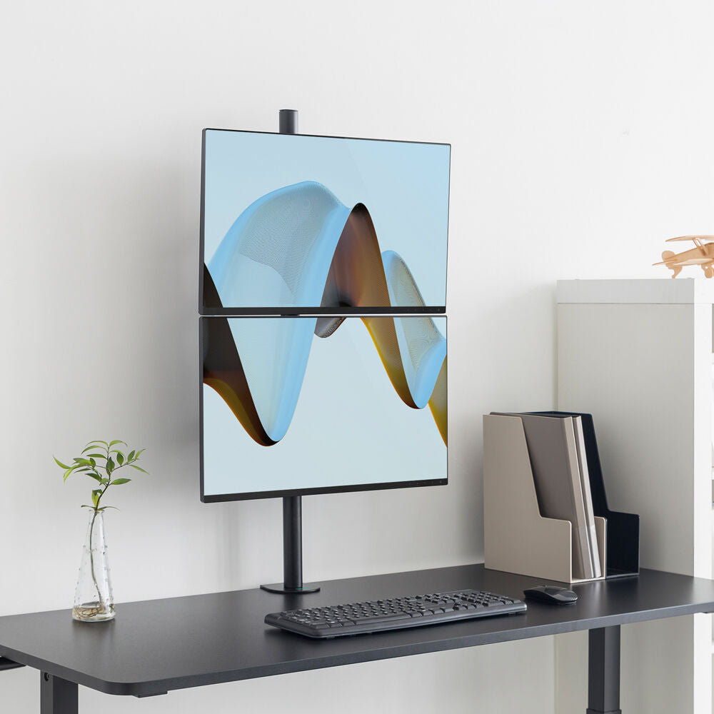 Activiva Dual-Screen Vertical Monitor Arm for 13-22" Screens with 360 rotation — image 2