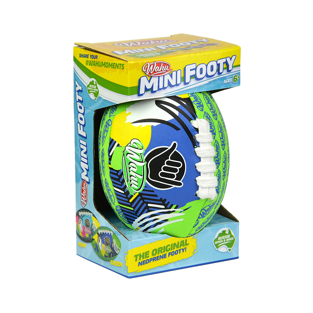 Wahu Assorted Neoprene Inflatable Football Toy Mini Footy — image 7