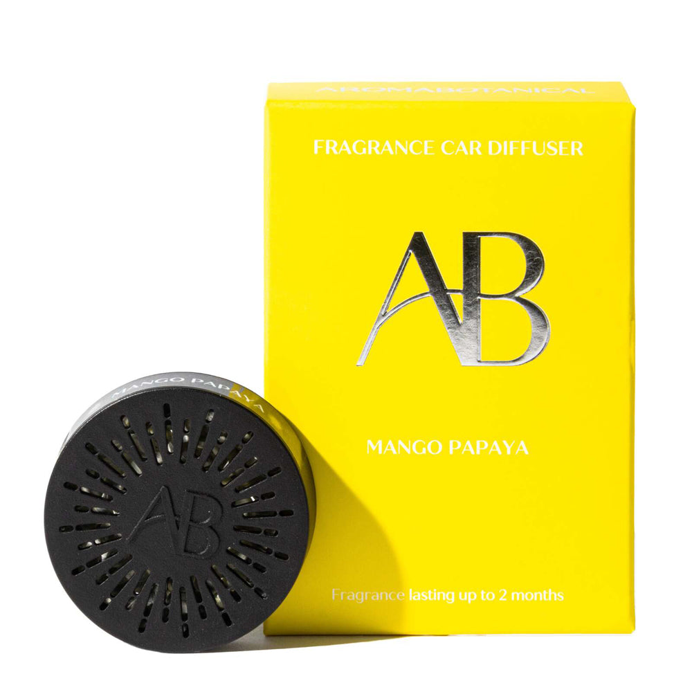 Aromabotanical Car Vent Diffuser Air Freshener Vehicle Fragrance Mango & Papaya