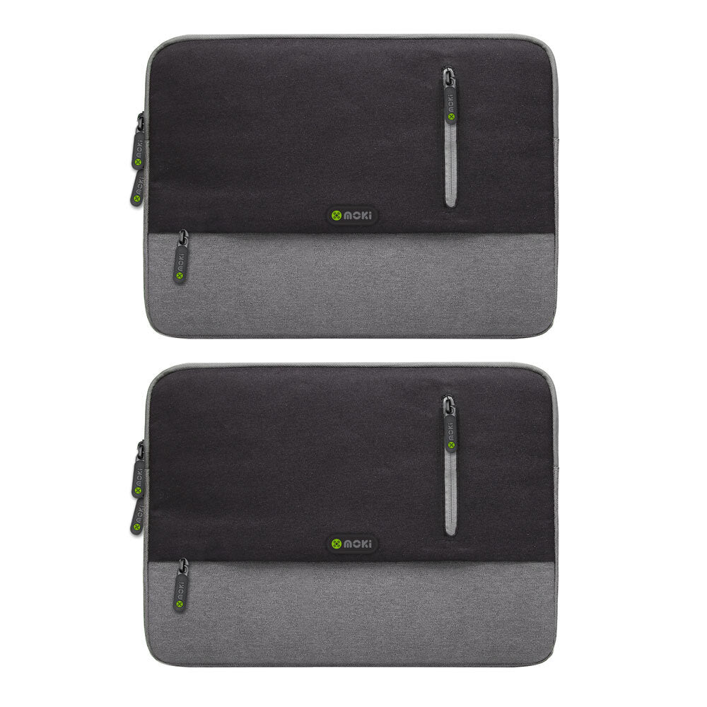 Moki Odyssey Sleeve Carry Case Cover Bag for 13.3" Laptop/MacBook/Notebook (2 Pack)