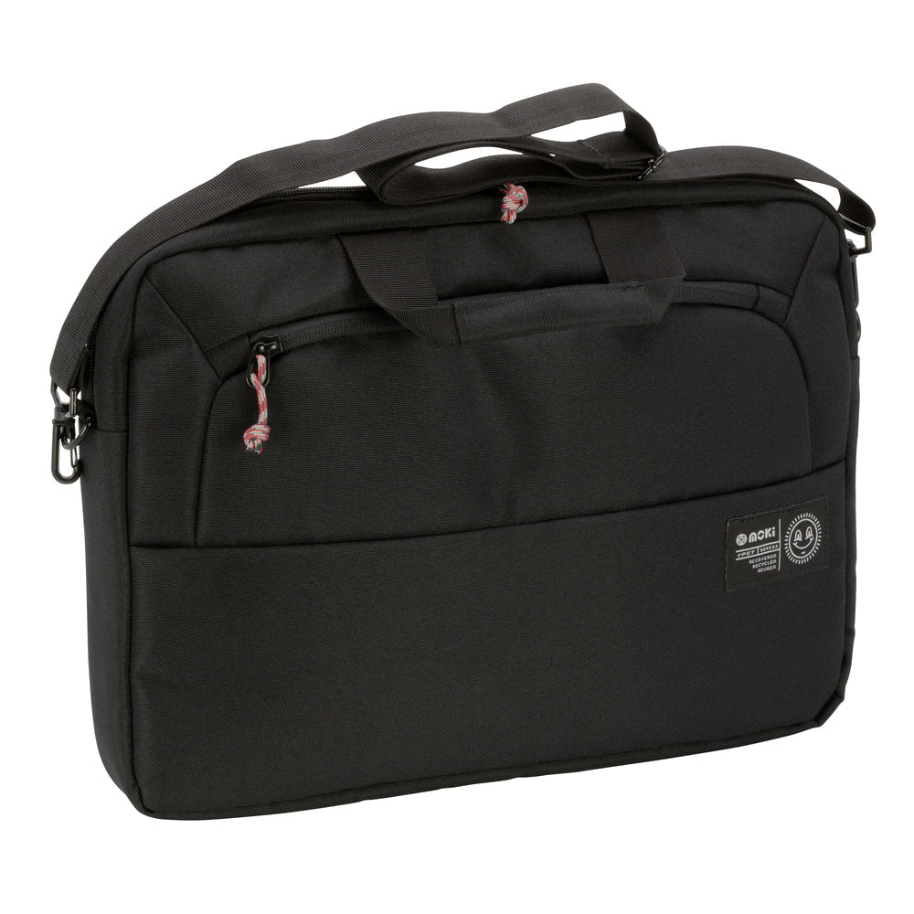 Moki rPET Series 15.6" Laptop/Computer Satchel/Travel Bag/Carry Case Black — image 3