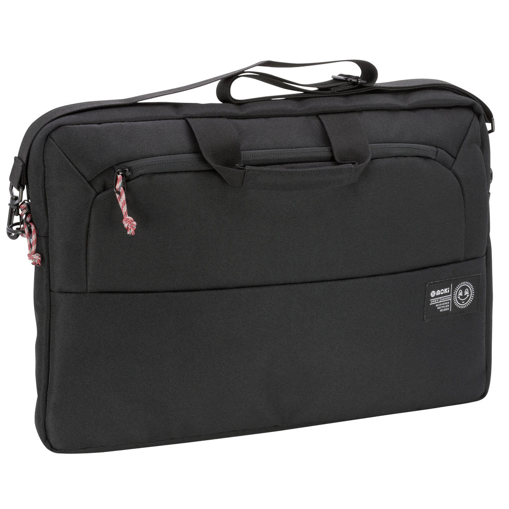 Moki rPET Series 17" Laptop/Computer Satchel/Travel Bag/Carry Case Black — image 3