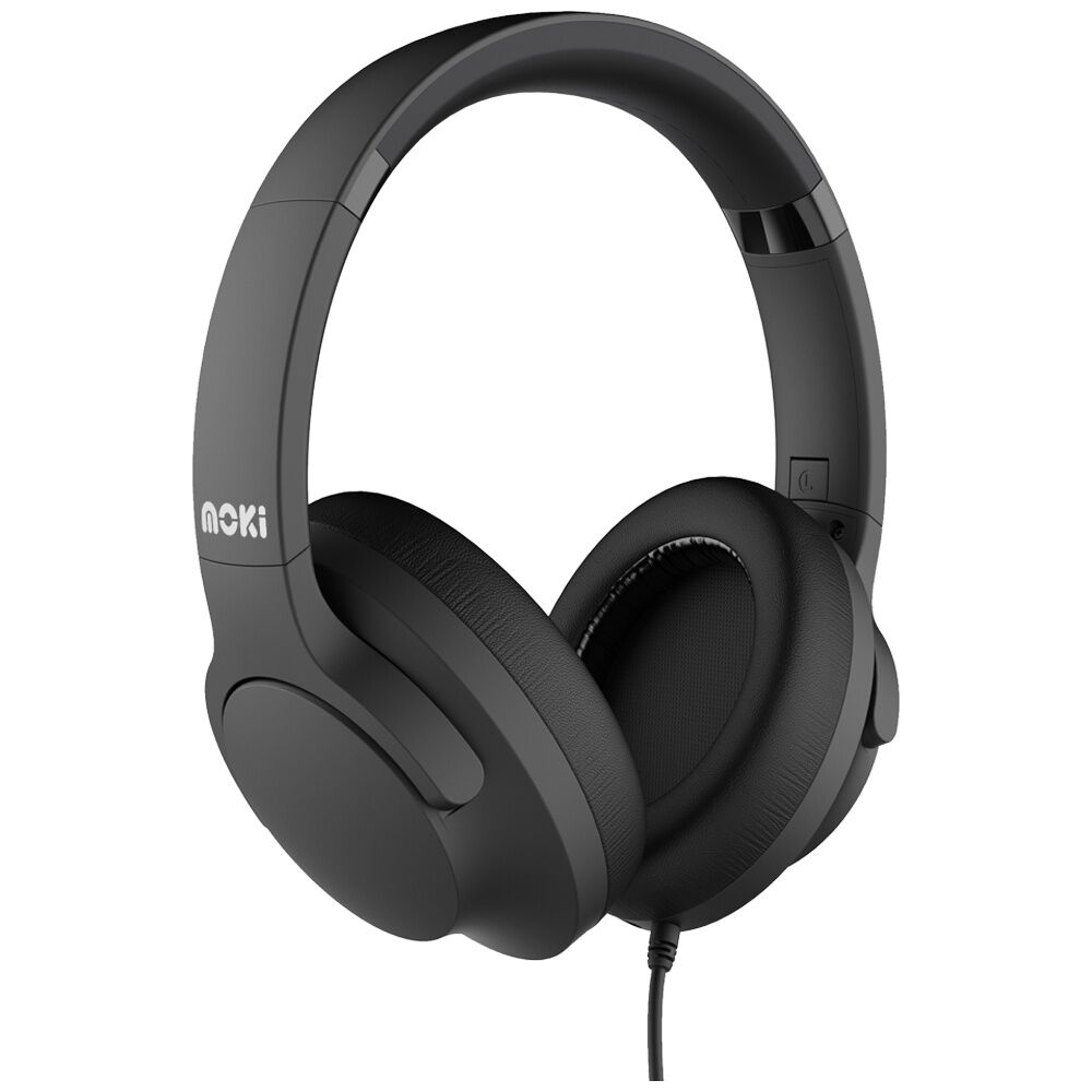 Moki USB-C Connect Over Ear Wired Headphones w Mic & Control — image 4