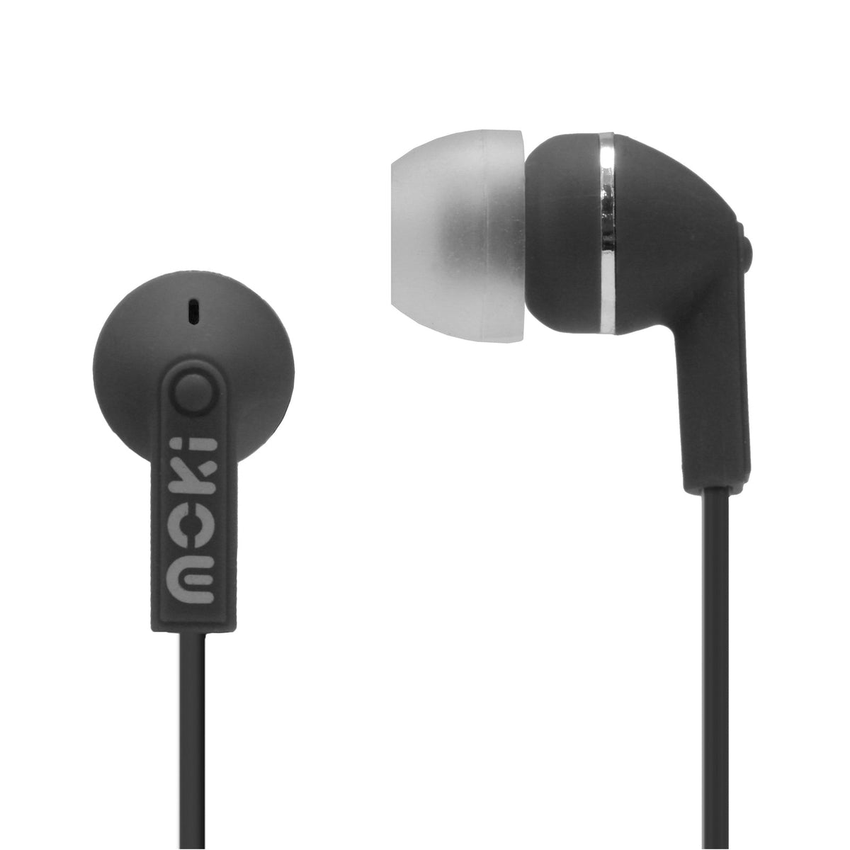 Moki Dots Headphones Noise Isolation 3.5mm Earphones for iPhone/Smartphone — Black
