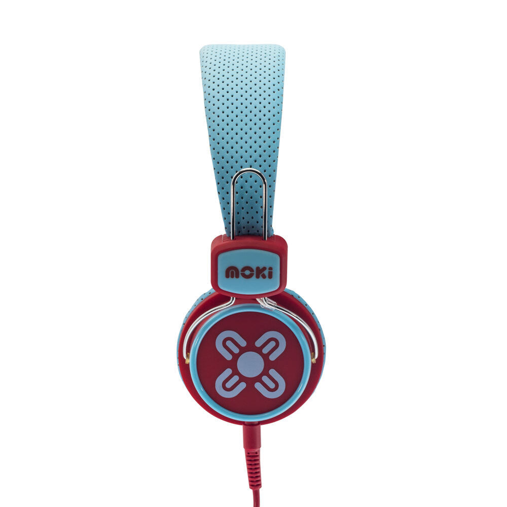Moki Kid Safe Volume Limited Headphones 3y+ Blue & Red (2 Pack) — image 6