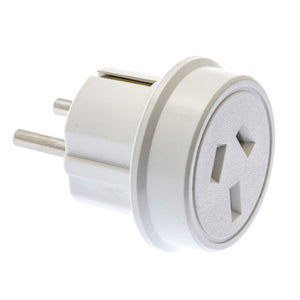 Moki Travel Adaptor Aus/nz to Europe/Bali Wall Adapter Power Plug Outlet Socket