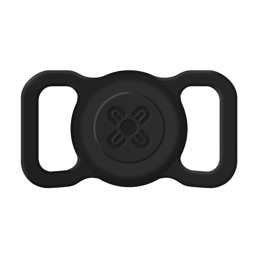 Moki Black Durable Pet Tag for MokiTag w/ Pet-Friendly Silicone