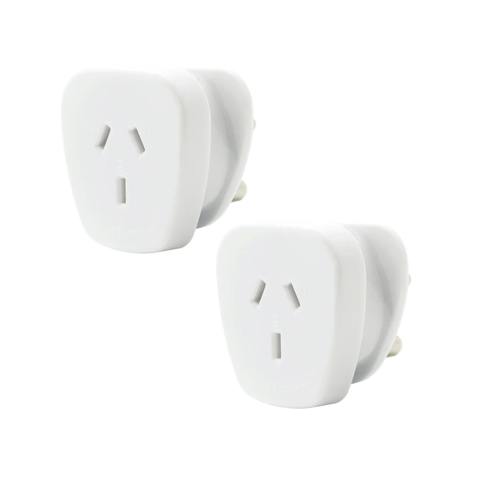 Moki Travel Adaptor - AUS to South Africa / India Access to Foreign Sockets (2 Pack)