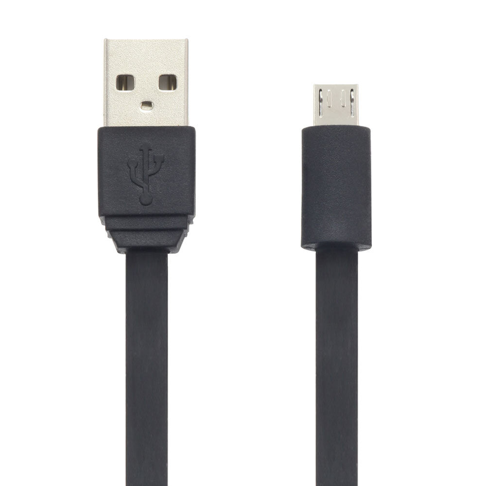 Moki 3m King Size MicroUSB to USB Sync/Charge Flat Cable for Android Phone/PC — image 2