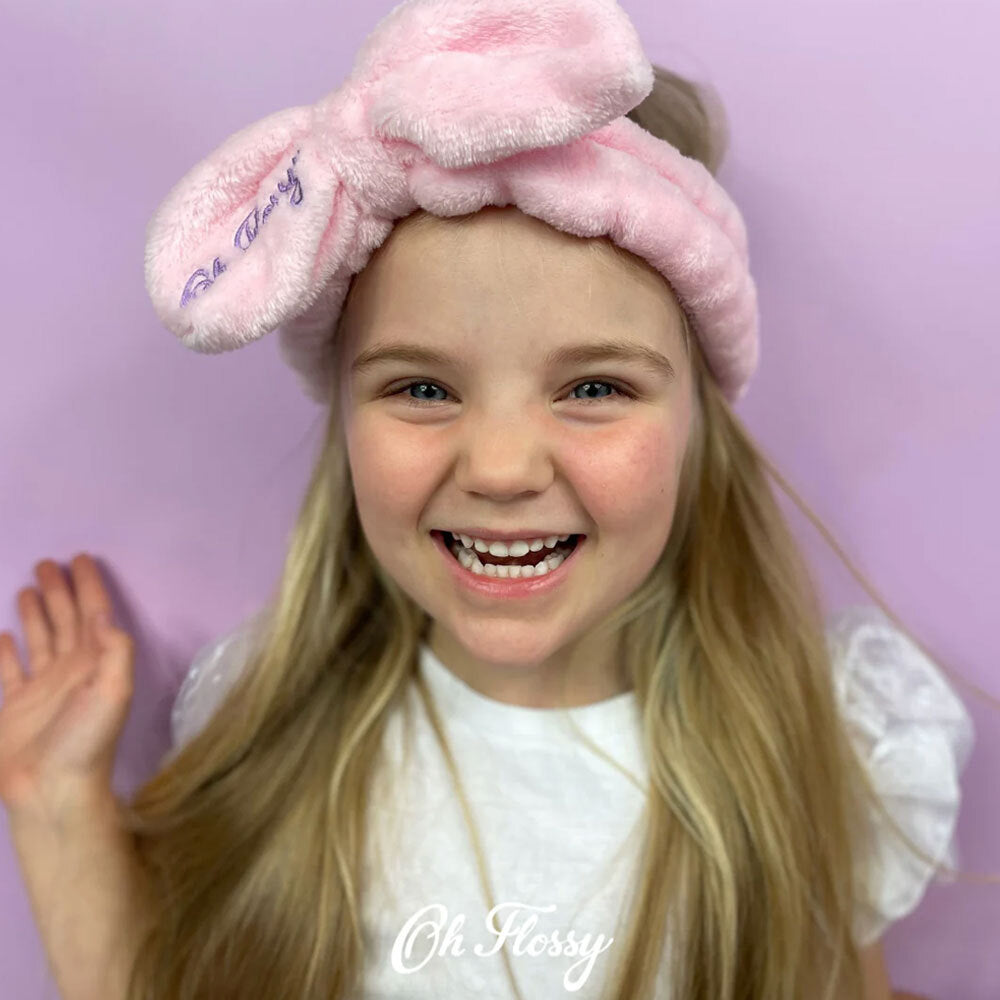 OH Flossy Kids/Childrens Fluffy Makeup/Cosmetic Pamper Headband/Hairband 3y+ — image 2